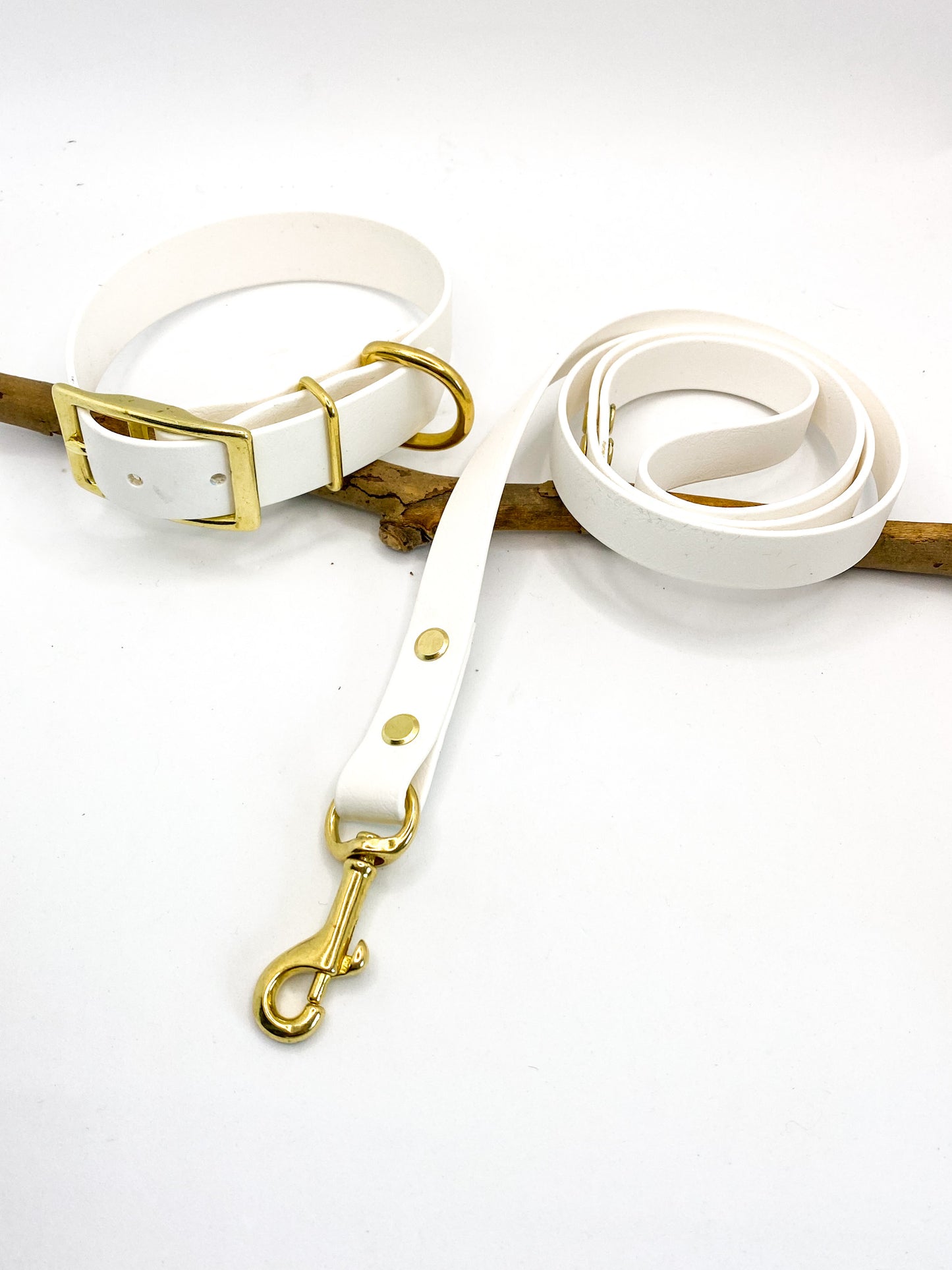 BioThane Classic Halsband Modell "White Wedding"